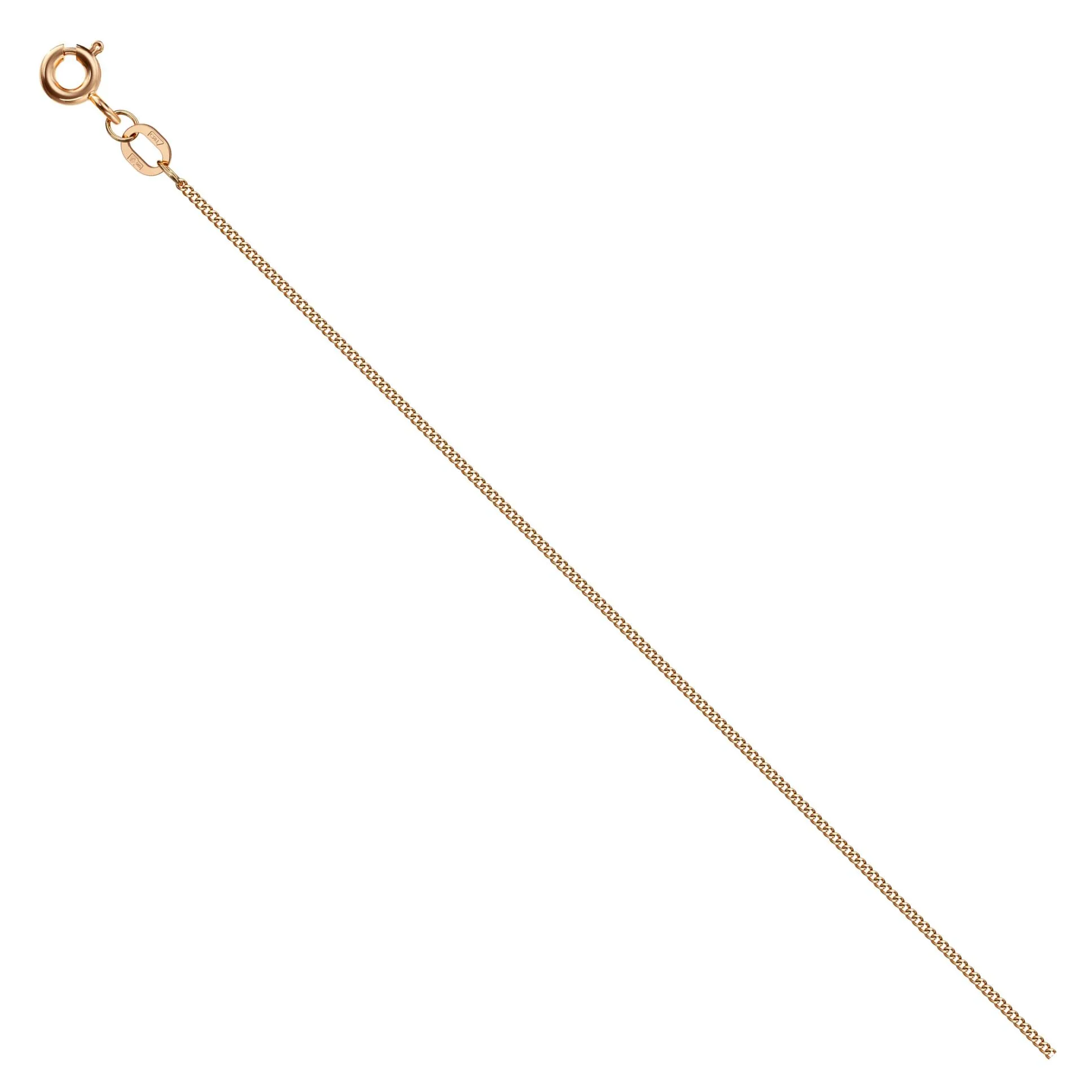 Chain Gourmet 14K Gold Necklace — 0.25 mm