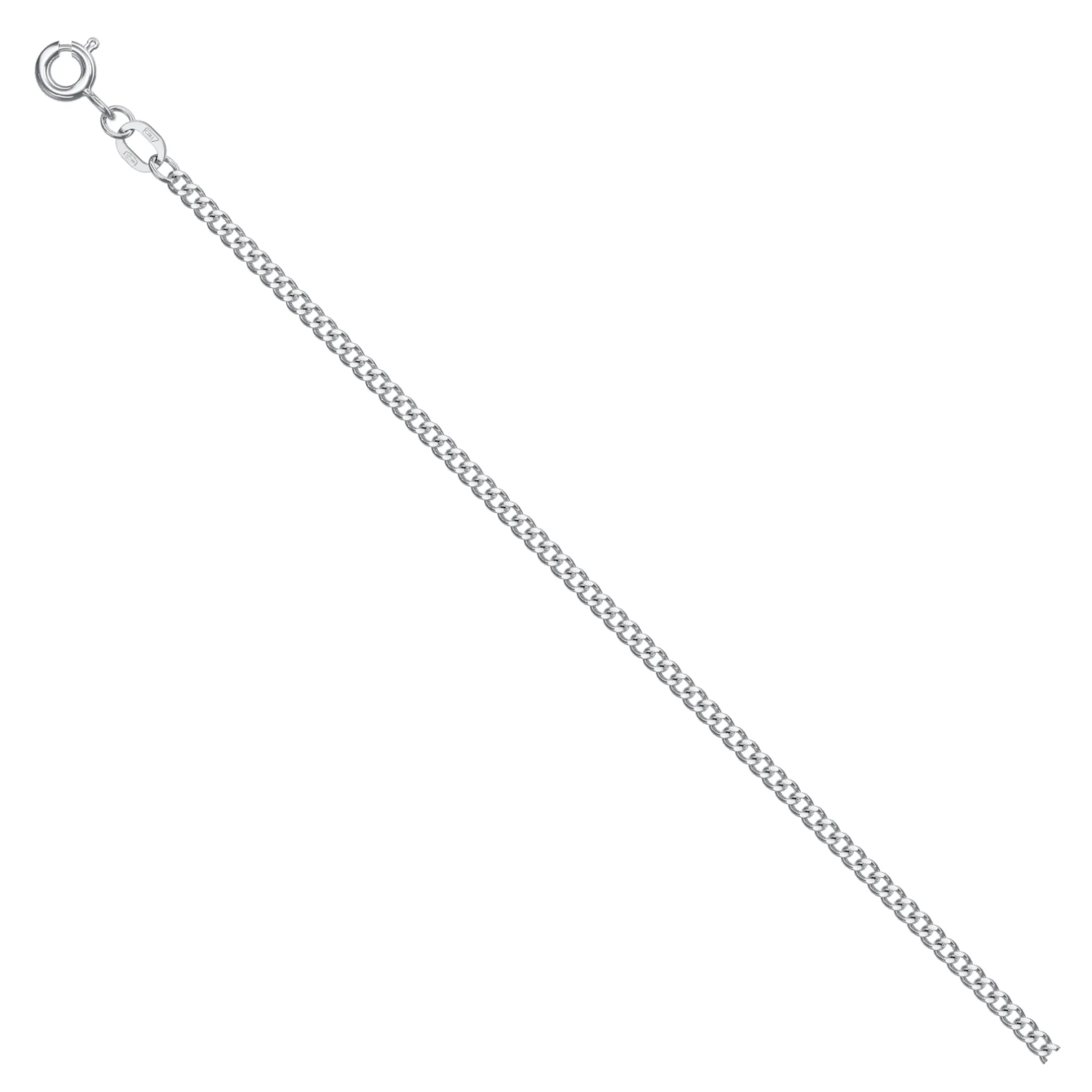 Gourmet Chain Necklace 925 Sterling Silver Diamond Cut