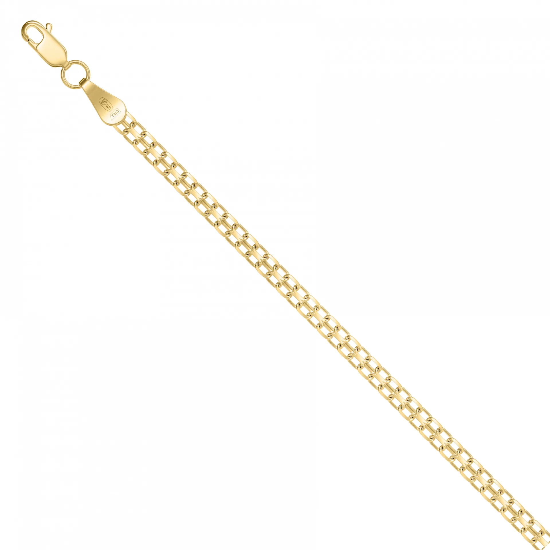Bismarck Necklace 14CT Gold Vermeil Sterling Silver 925