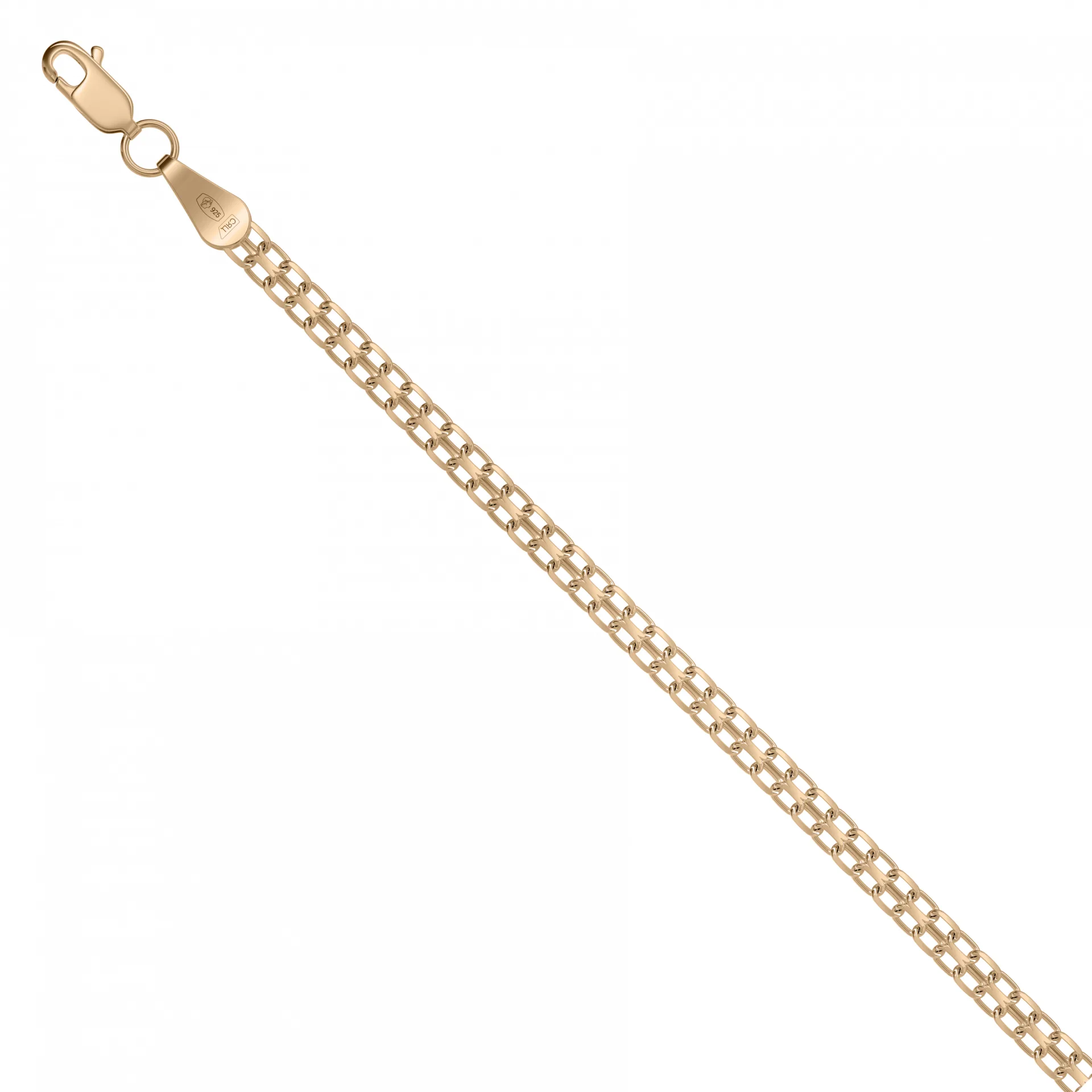 Bismarck Necklace 14CT Gold Vermeil Sterling Silver 925
