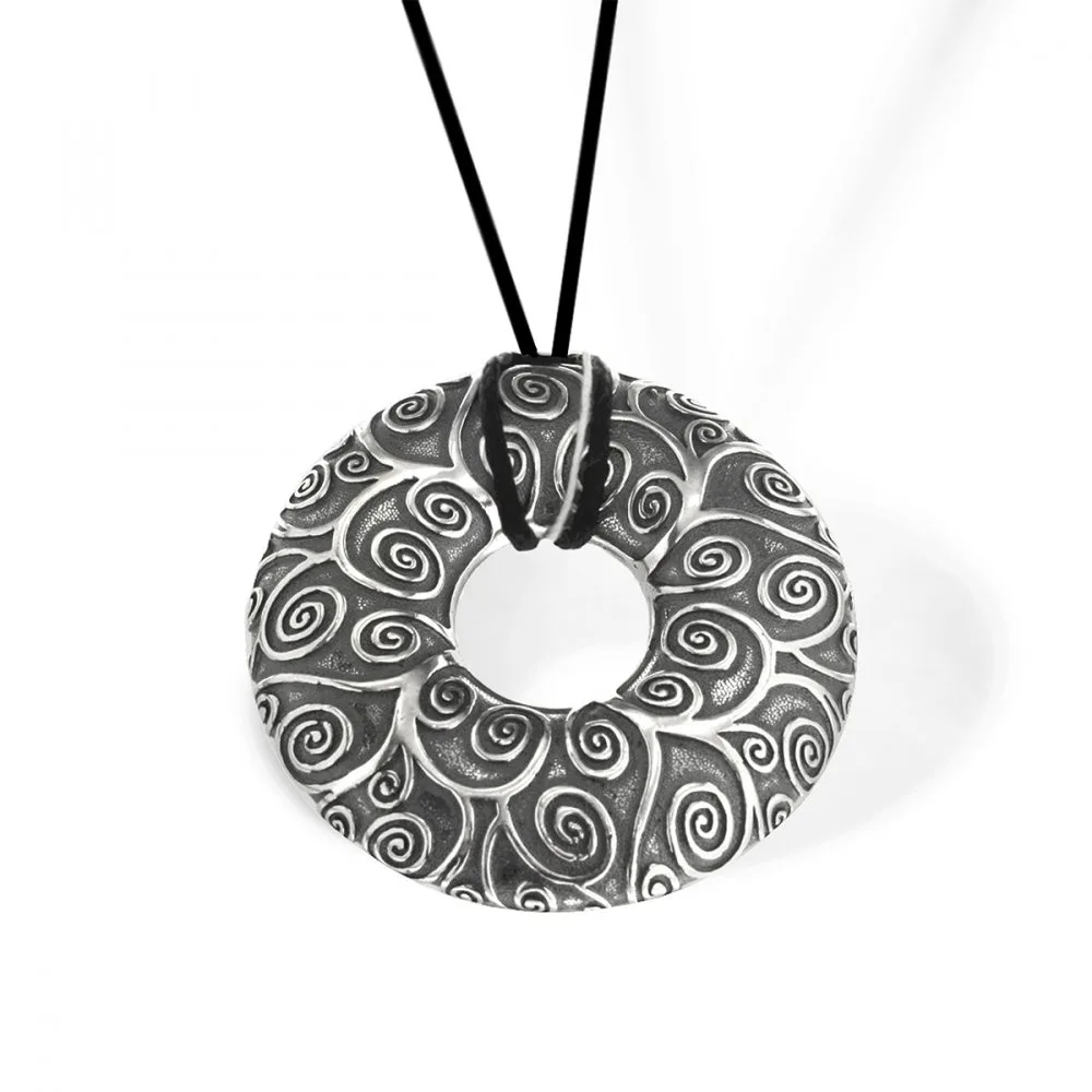 Wonder Doughnut Pendant 925 Sterling Silver