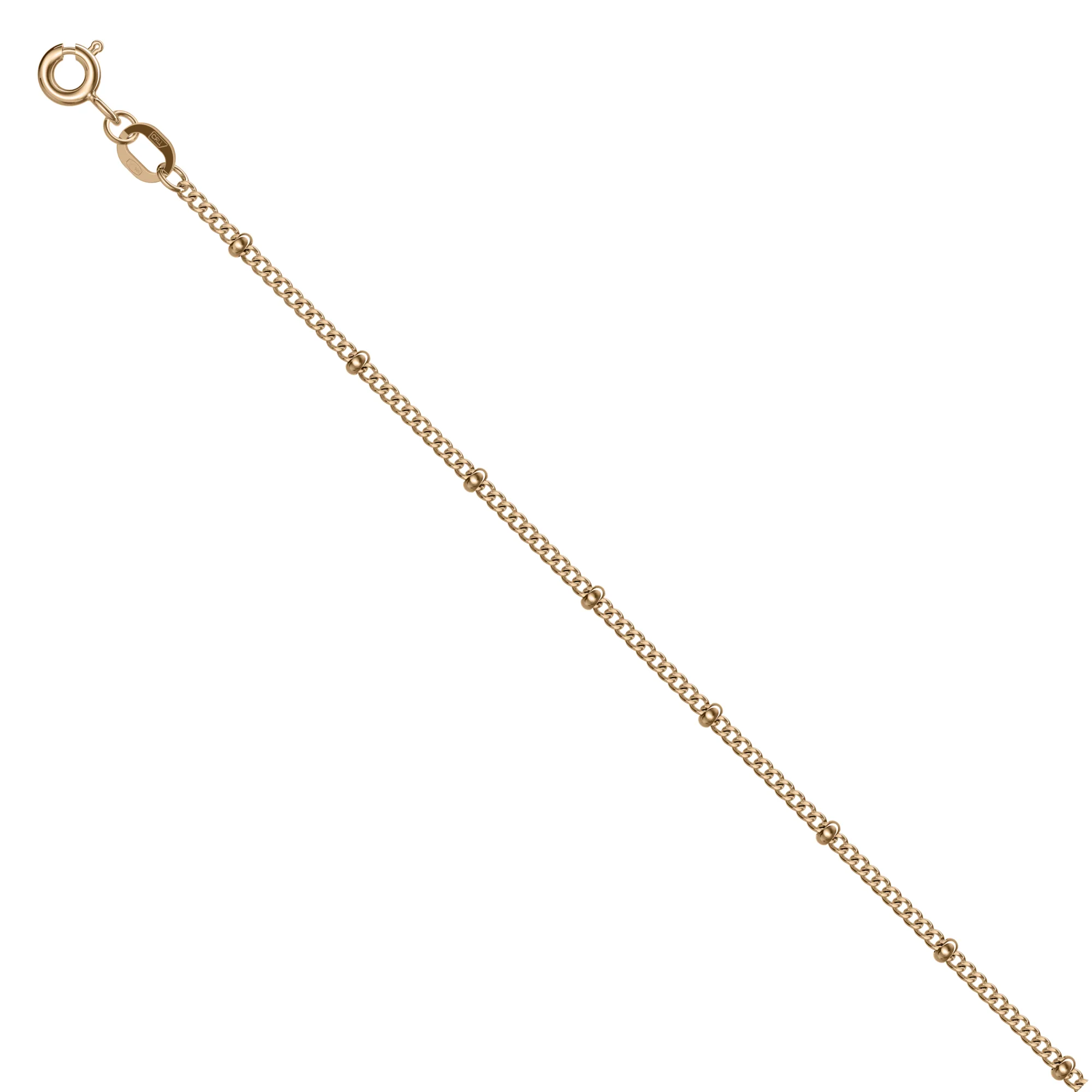 Saturna Chain Necklace 14ct Rose Gold Vermeil
