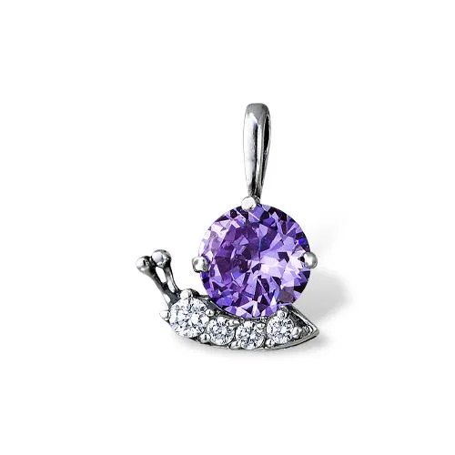 Jolly Snail Pendant Sterling Silver 925