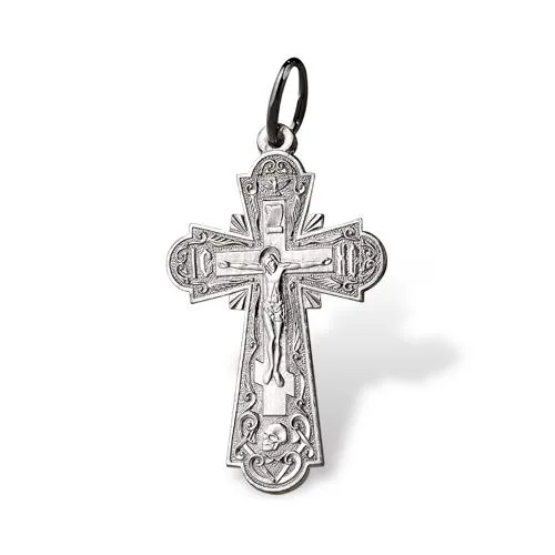 Religious Orthodox Cross Pendant Medium