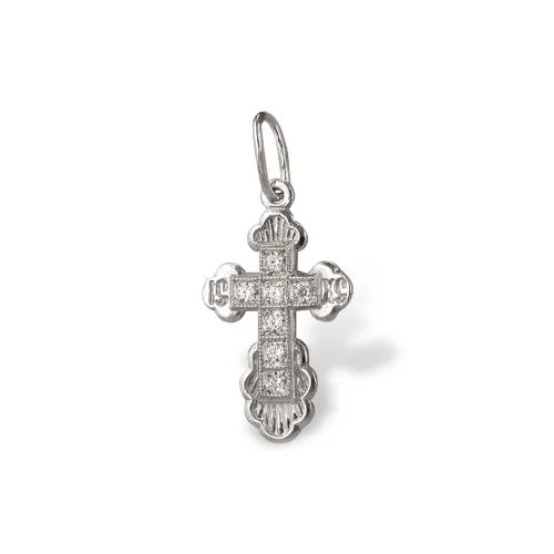 Small Christian Silver Cross Pendant