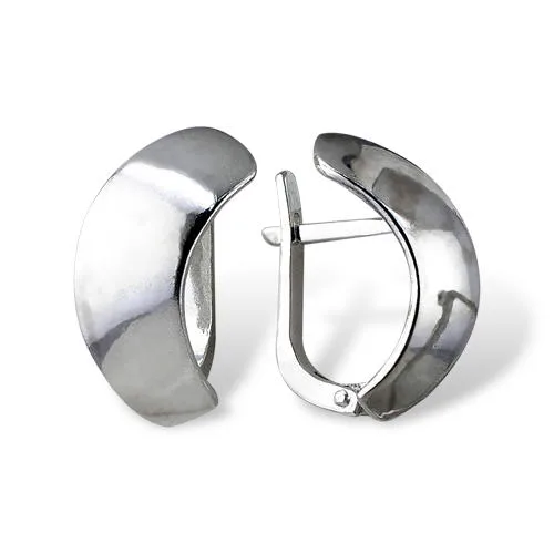 Iconic Mirror Silver Earrings Onlyway Jewelry