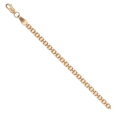 Bismarck Bracelet 14ct Rose Gold Diamond Cut