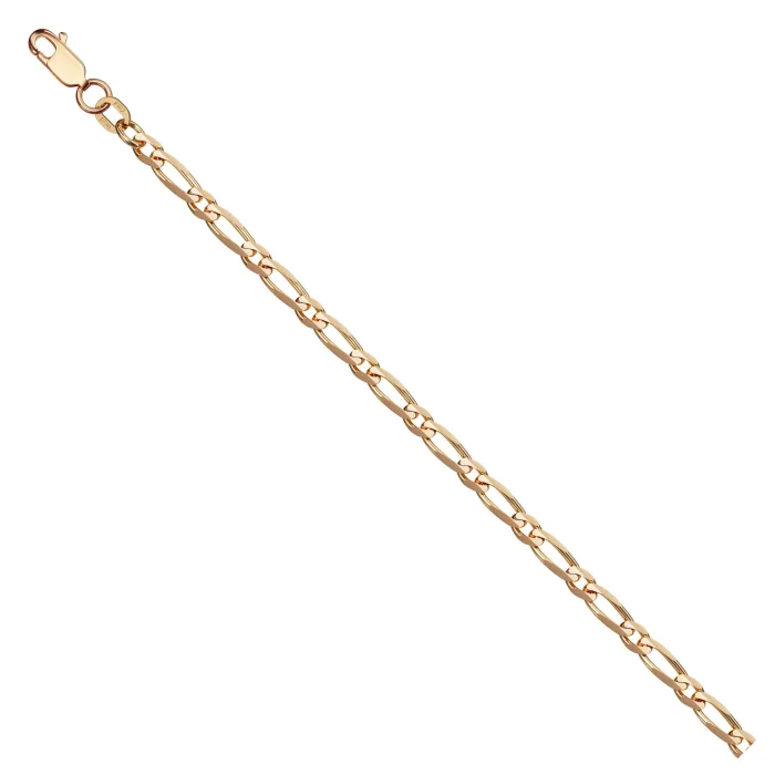 Figaro Bracelet 14ct Gold