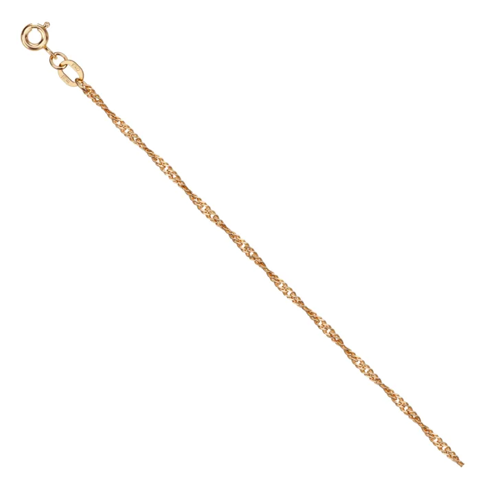 Singapore Bracelet 14ct Gold — 0.30 mm