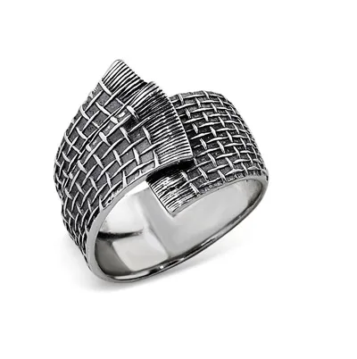 Silk Silver Ring 925 Sterling Silver