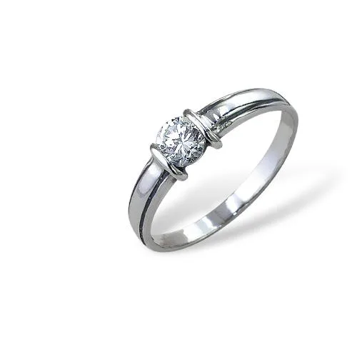 Clear Sterling Silver Ring Onlyway Jewelry