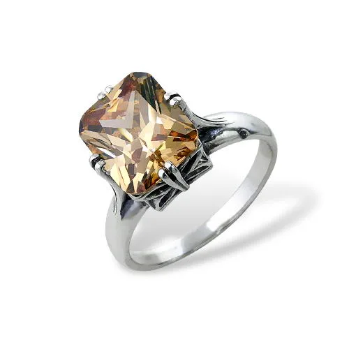 Baroque Ring Sterling Silver