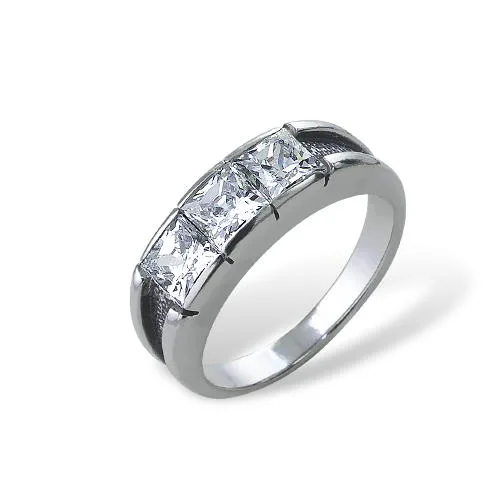 Sparkling Reflections 925 Sterling Silver Ring