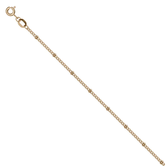 Saturna Chain Necklace 14ct Rose Gold Vermeil
