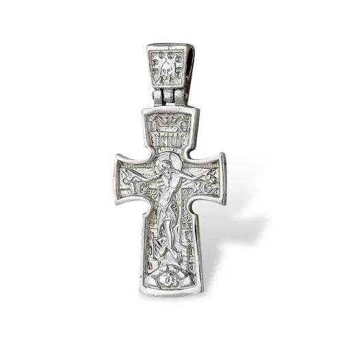 Crucifix Cross Pendant Sterling Silver 925
