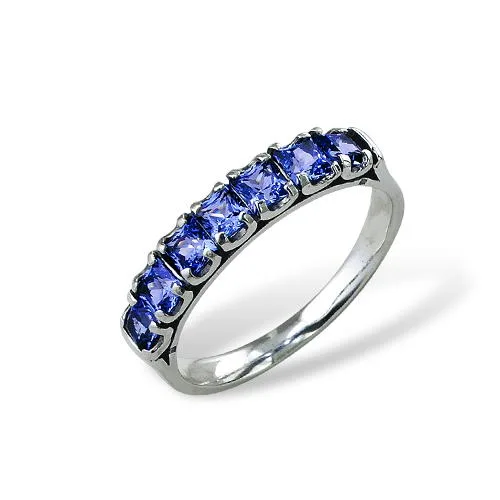 Lea Half Eternity Ring Sterling Silver 925